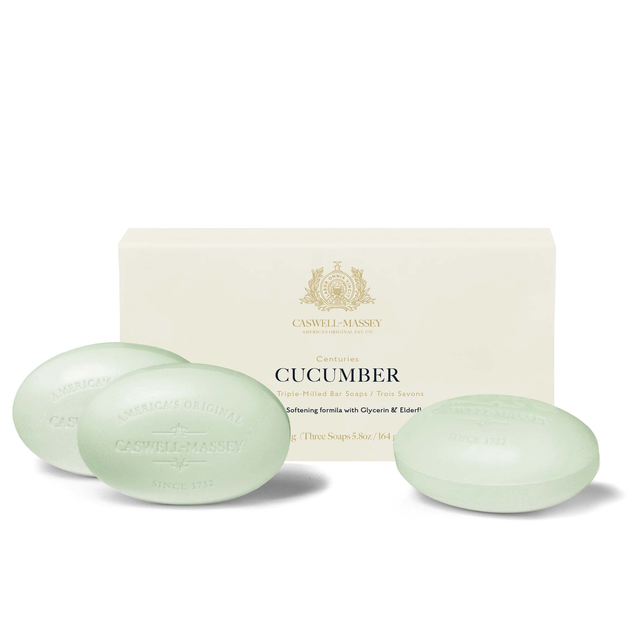 Caswell-Massey Centuries Cucumber Three Soap Set