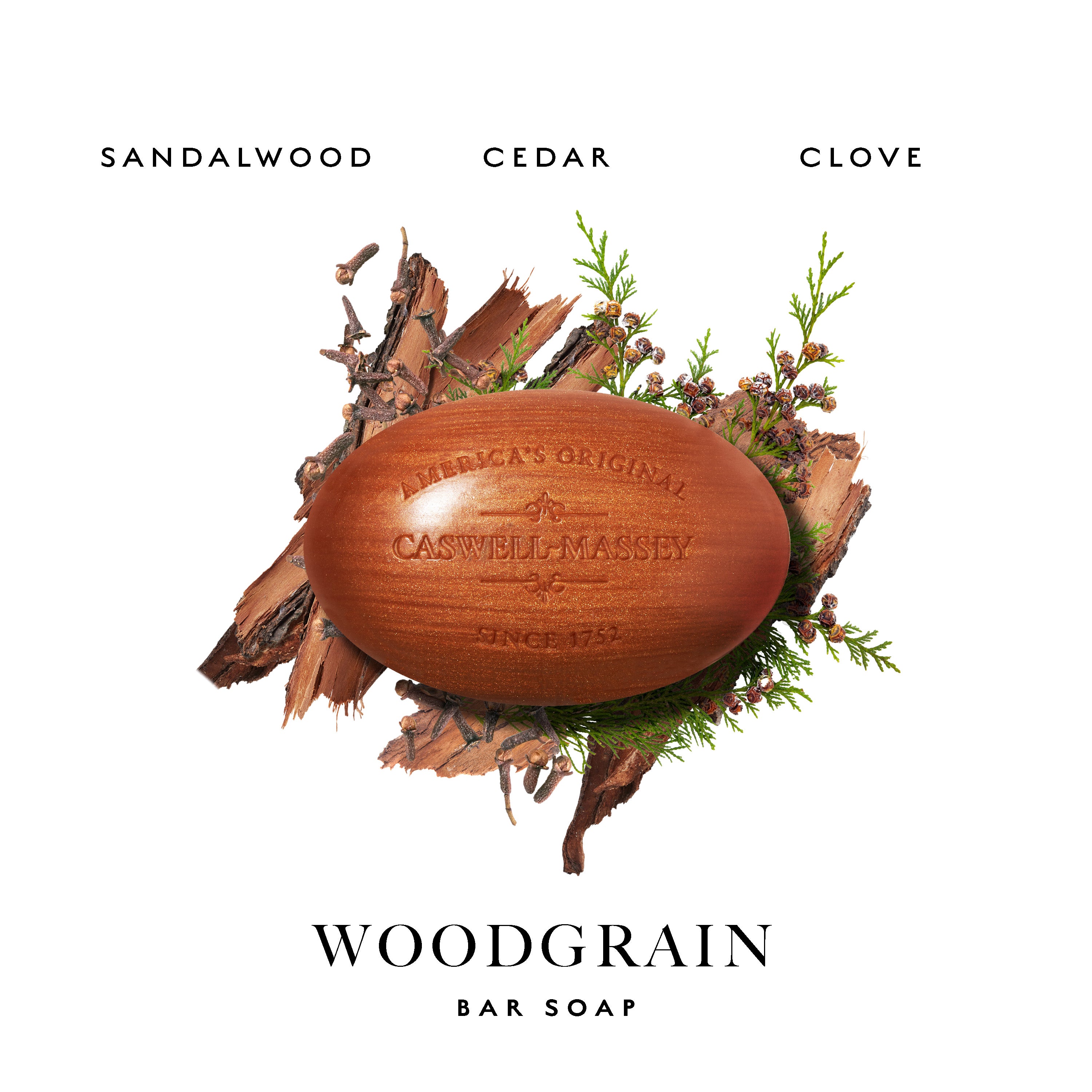 Woodgrain Sandalwood Bar Soap Bar Soap Caswell-Massey®   